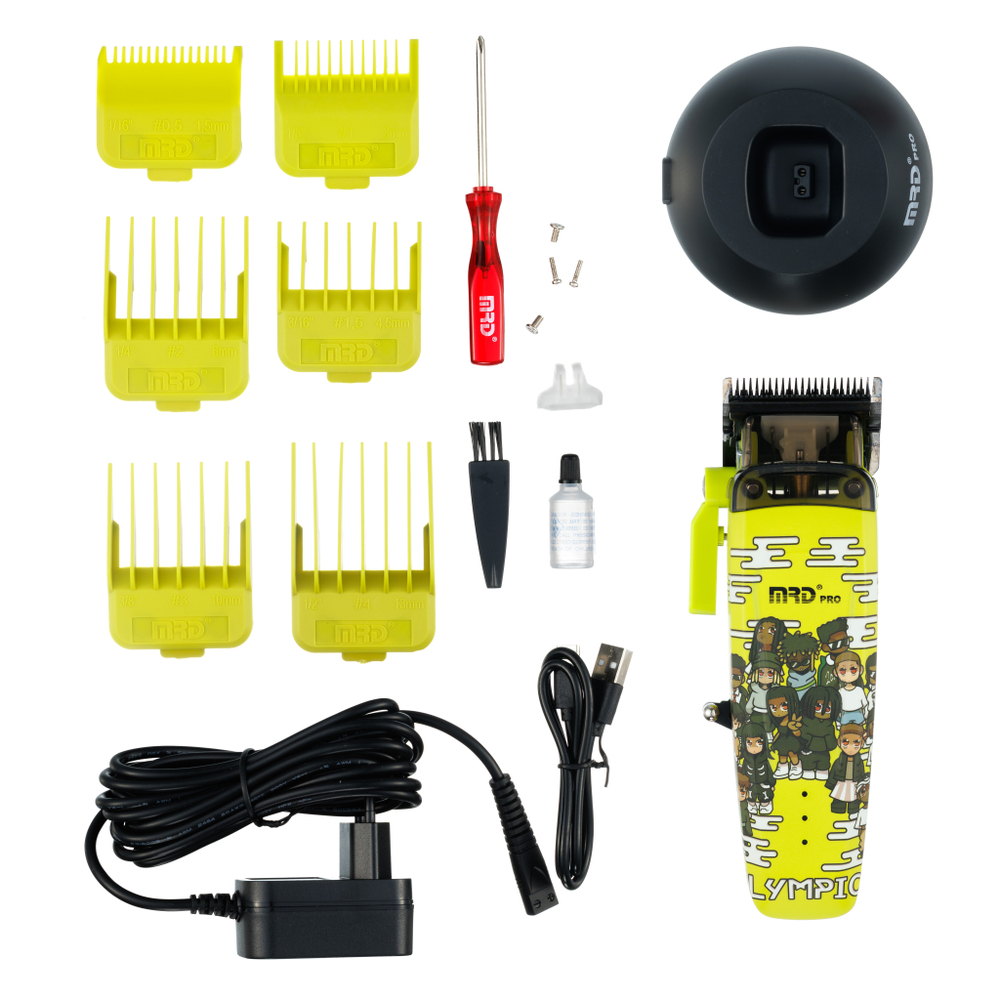 MRD Машинка для стрижки Pro HC-90-4 Smart Brain Olympic Green Le