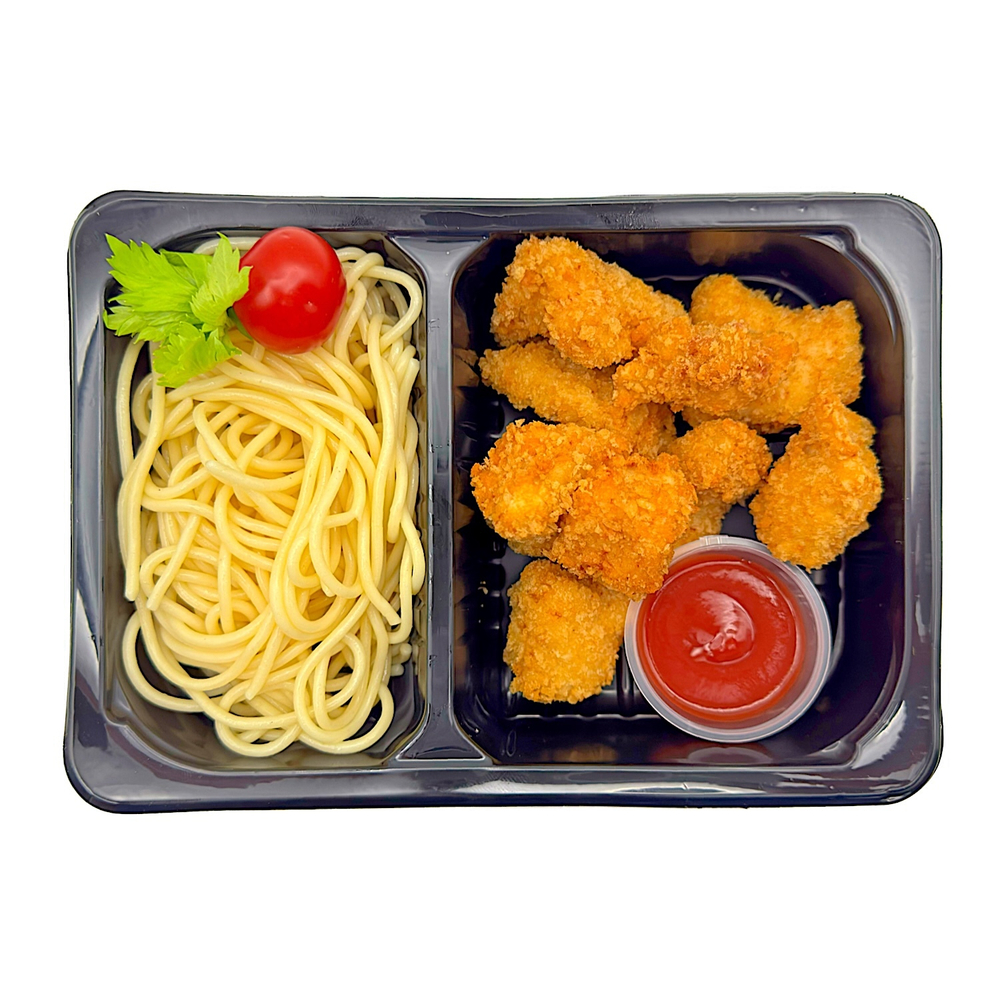 Куриные наггетсы с гарниром