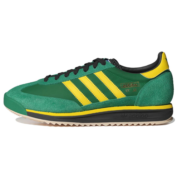 adidas originals SL 72 RS Повседневная обувь Низкий Топ Зеленый Желтый Унисекс