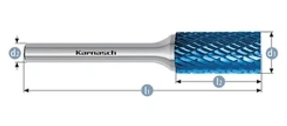 Борфреза Karnasch форма L (конус с закругленной головкой), твердосплавная