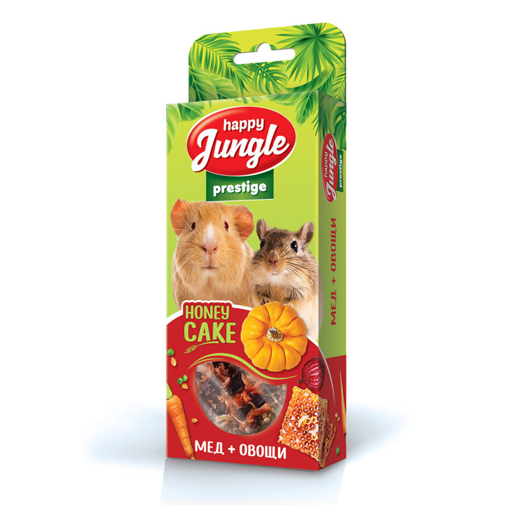 Happy Jungle Prestige Корзинки для грызунов Мед + овощи (3 шт), 85 г