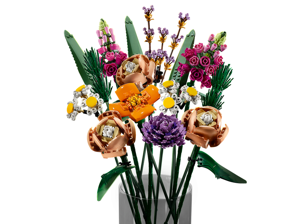 LEGO Creator 10280 «Букет цветов» — коллекция Botanical, декор без полива