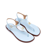 Босоножки кожаные mallory Michael Kors - голубой(40S1MAFA2L)