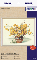 Набор для вышивания "PANNA"C-7160 "Букет с желтыми цветами"
