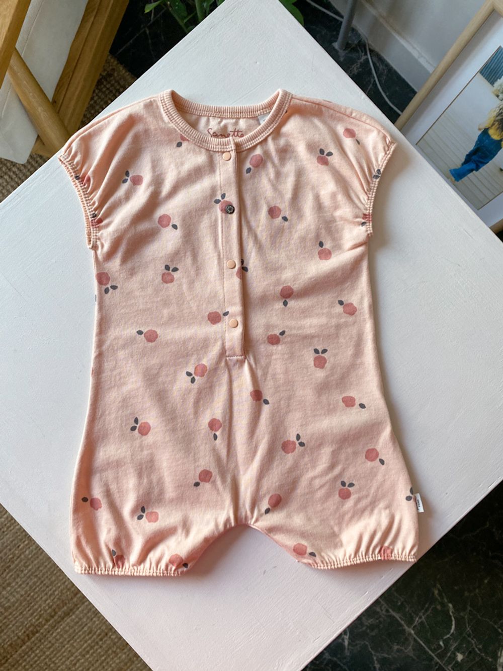 Хлопковый ромпер Sanetta, 68