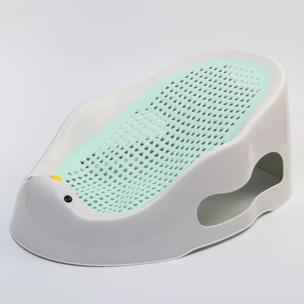 6895052 Горка для купания, цвет белый/зеленый