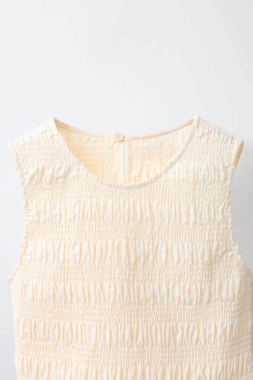 ZARA ТОП С ВЫШИВКОЙ SCHIFFLY, ЭКРЮ