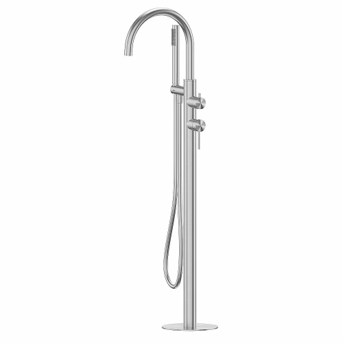Смеситель для ванны Abber Wasser Kreis 316 AF8115BST сталь брашированная