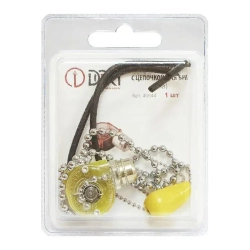 Выключатель/сонетка с цепочкой для светильника DORI (250В, 3А), серебро