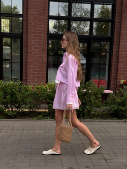 Костюм Candy stripes розовый