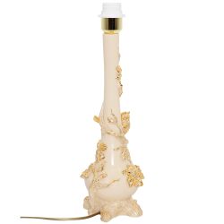 Настольная лампа Терра Айвори с абажуром №38 Vatican (Ватикан) Аквамарин