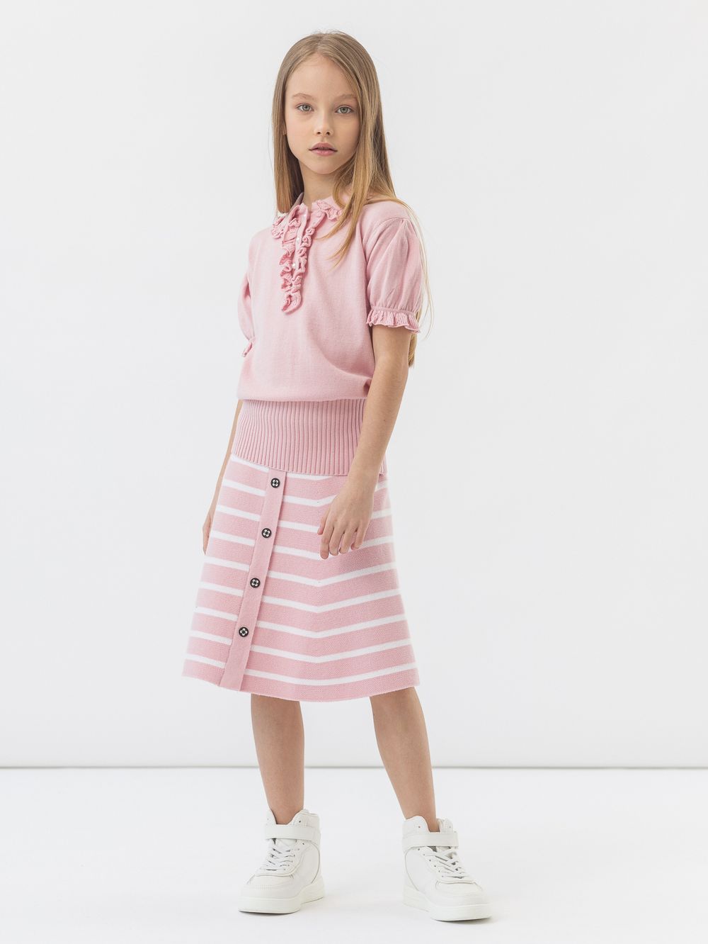 Джемпер розовый для девочки арт. AT925