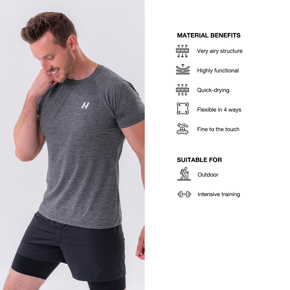 Футболка Lightweight Sporty T-shirt “Grey” 325 Серая