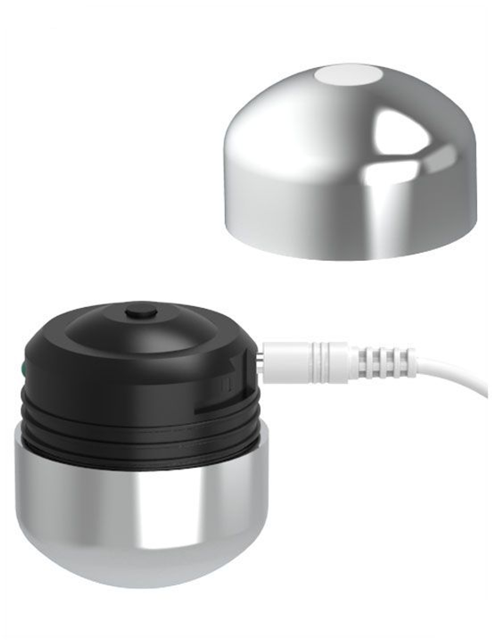 Черное виброяйцо с пультом управления Remote Cherry (Цвет: черный)