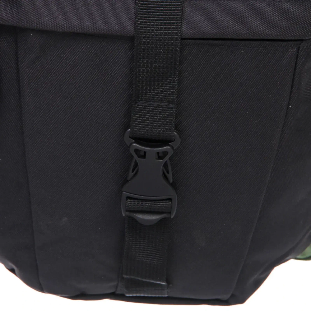 Рюкзак туристический 26л, цвет черно-зеленый 80187