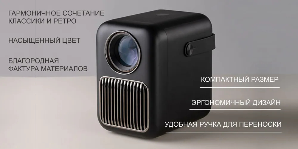 Портативный проектор Wanbo T6R Max Android 9.0, 1+16G, 1080P, автофокус, EU