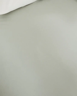 ZARA HOME (200 НИТЕЙ) НАТЯЖНАЯ ПРОСТЫНЯ ИЗ ХЛОПКА ПЕРКАЛЬ, СВЕТЛО-ЗЕЛЕНЫЙ