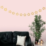 Растяжка 2 м 7см «Звезда» , золото