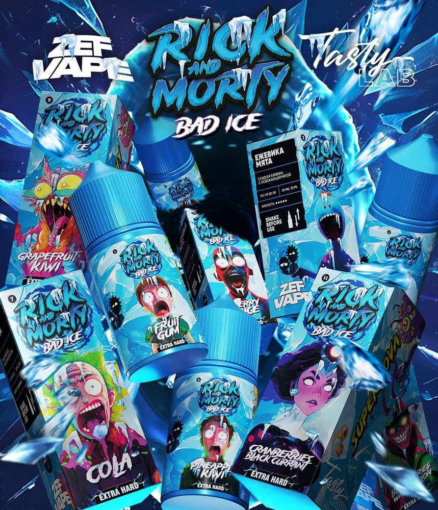 RICK AND MORTY BAD ICE 30ml HARD