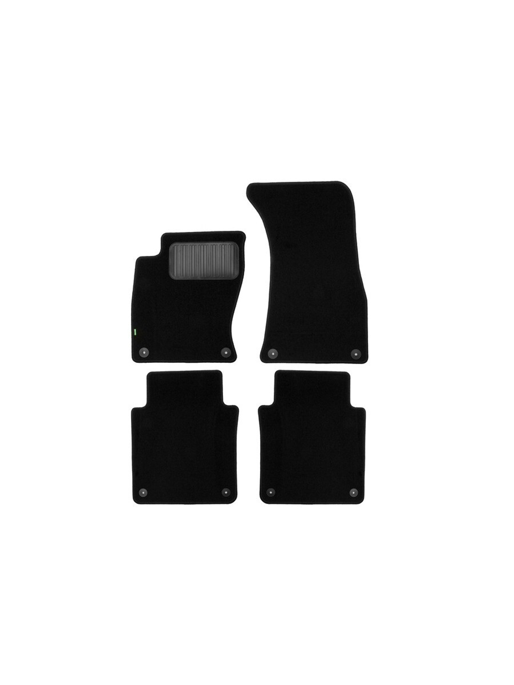 Коврики в салон для AUDI A8 Long АКПП 2002-2005, 2005-2007, 2007-2010, седан, 4 шт. (текстиль) KLEVER02041301210KH