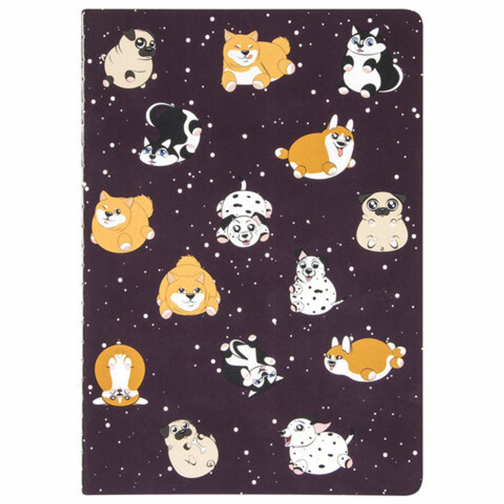 Тетради 40 л. без линовки обложка SoftTouch, НАБОР 3 шт., бежевая бумага 70 г/м2, сшивка, А5 (147х210 мм), СИМПАТЯГИ, BRAUBERG, 403806