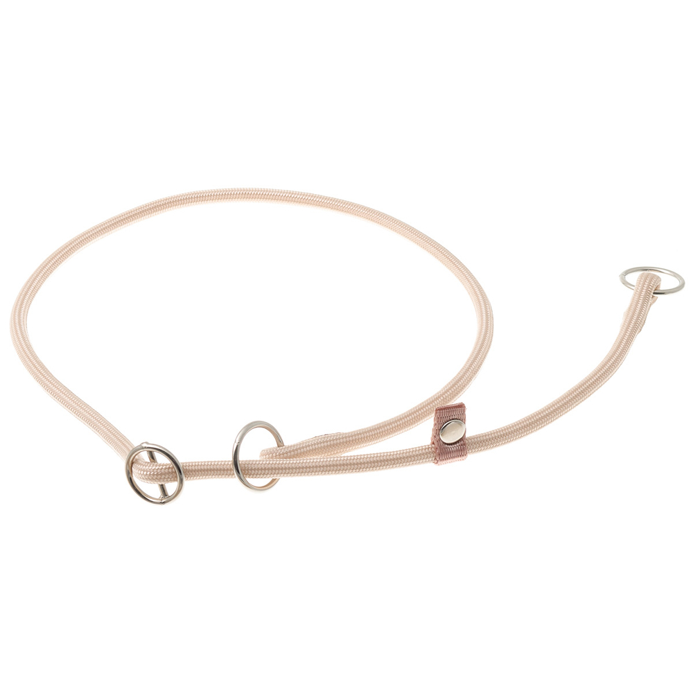 V.I.PET Ошейник-удавка (со стопором) с 2-я кольцами круглый 6 мм, 70 см