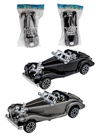 Инерционная ретро-машинка в пакете