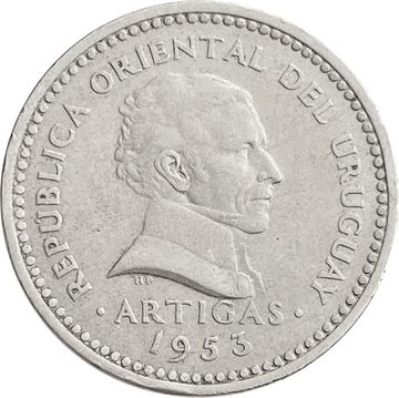 5 сентесимо 1953 Уругвай