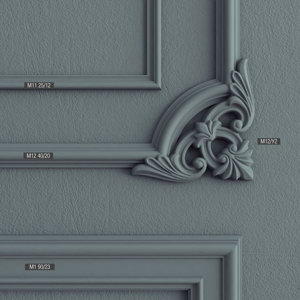 bello deco Молдинг XPS М 12 (40x20) 00-00004593