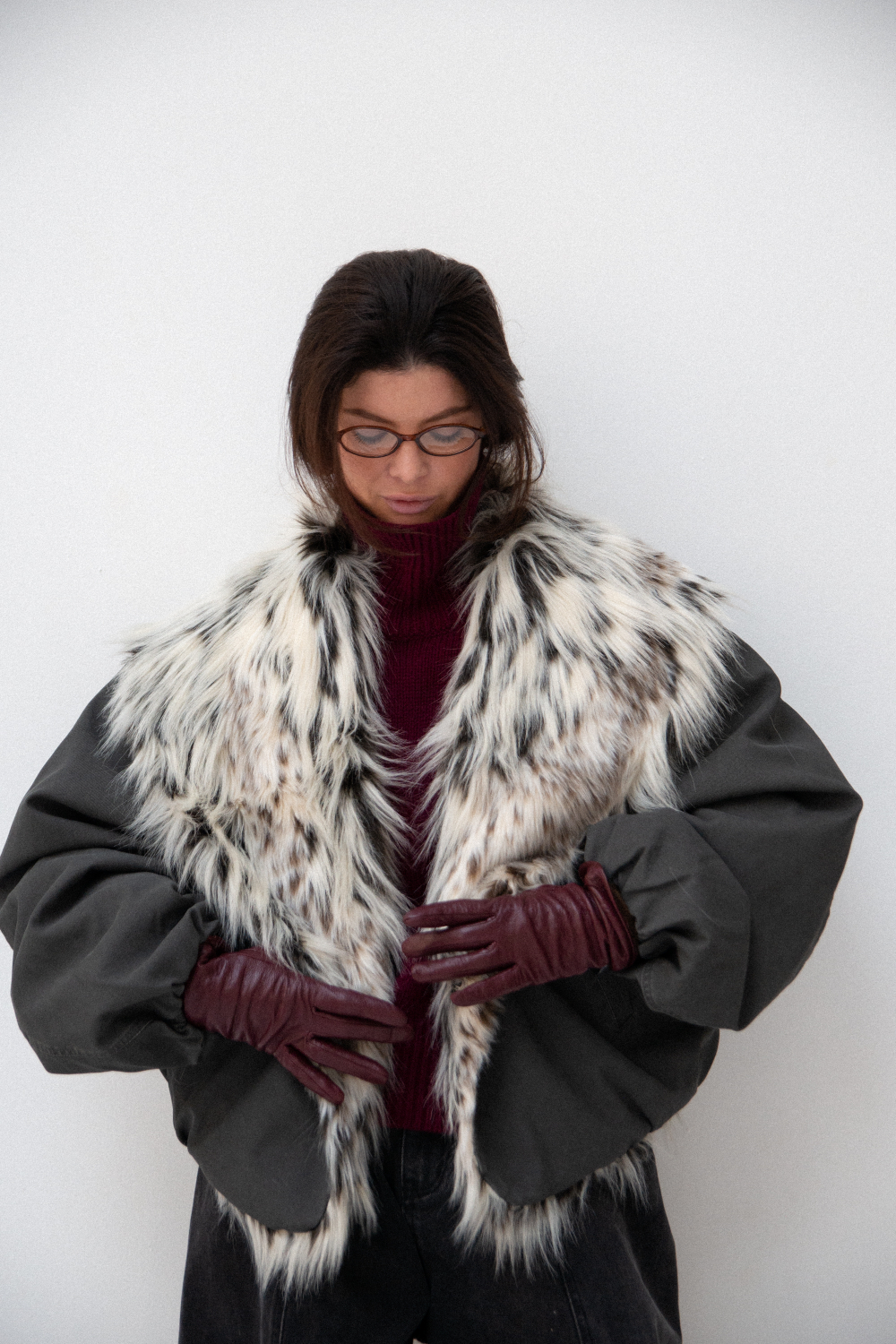 Куртка с эко-мехом FINN