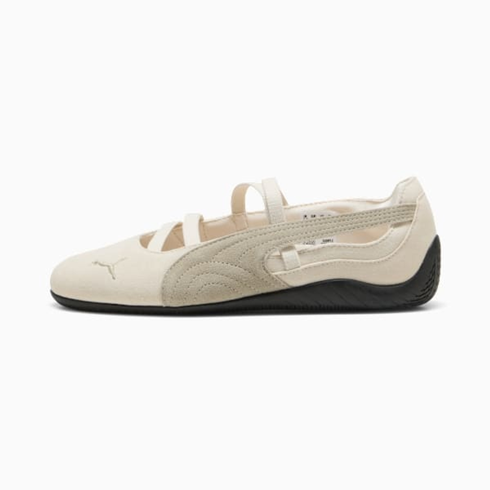 PUMA Женские кроссовки-балетки Speedcat Suede, кремовый