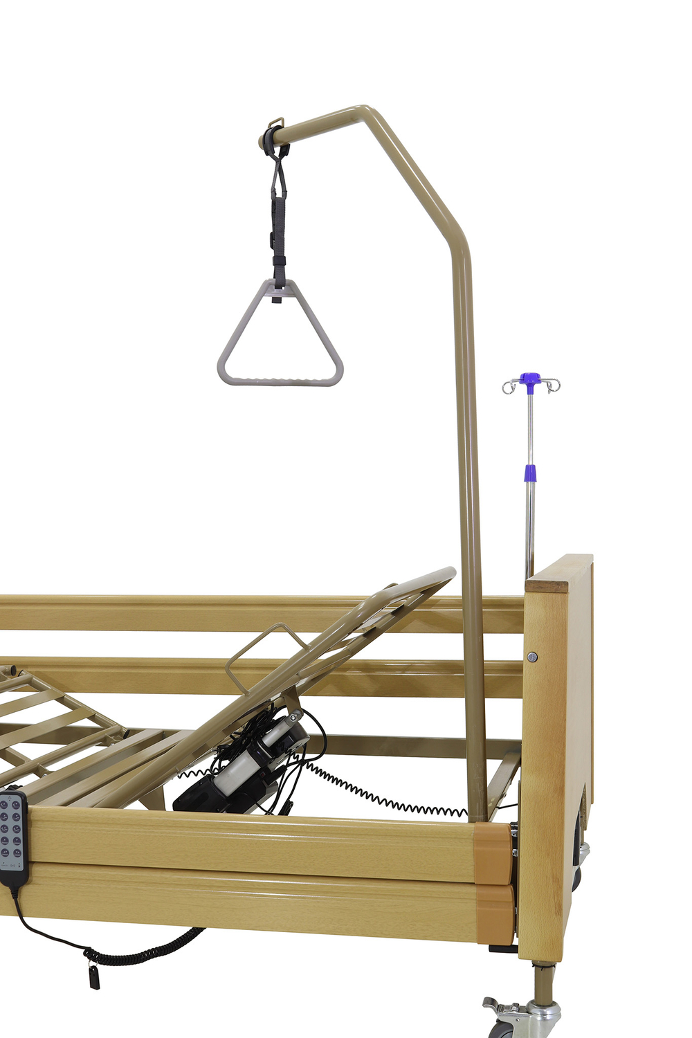 Кровать электрическая Med-Mos YG-1 (ЛДСП светлое дерево) ширина ложемента 140 см