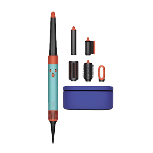 Стайлер Dyson AirWrap Complete Long HS08 (CN/HK) Straight+Wavy, Ceramic Patina/Topaz, бирюзовый/оранжевый