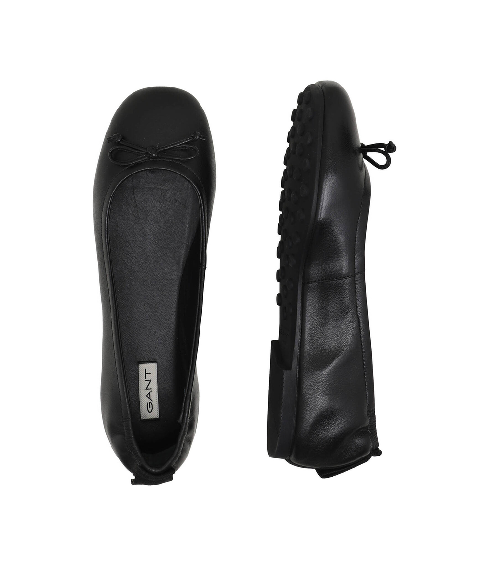 Кожаная балетка Mihay Gant - черный(28511556)