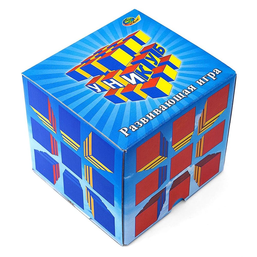 Кубики Уникуб в коробке (12х12х12) 2-7лет Корвет