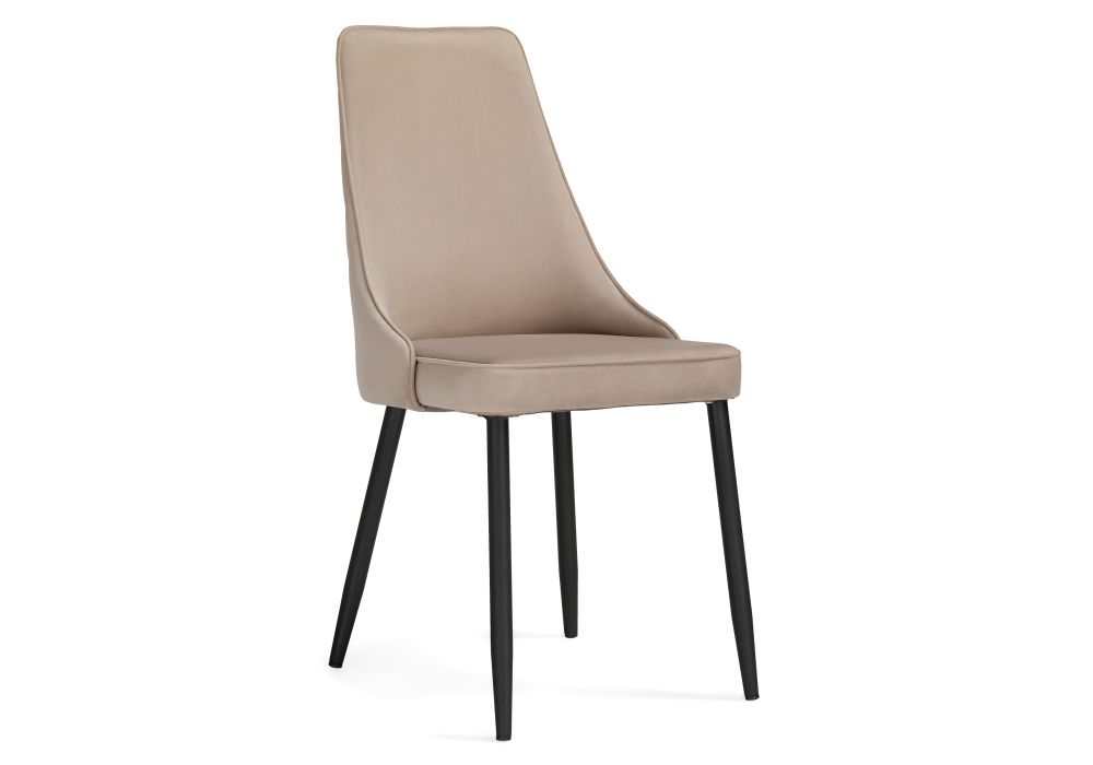 Стул на металлокаркасе Лорд бежевый / черный