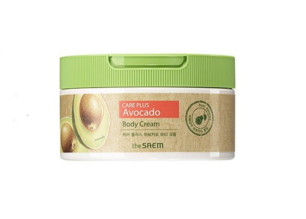 Крем для тела с экстрактом авокадо THE SAEM Care Plus Avocado Body Cream 300 мл