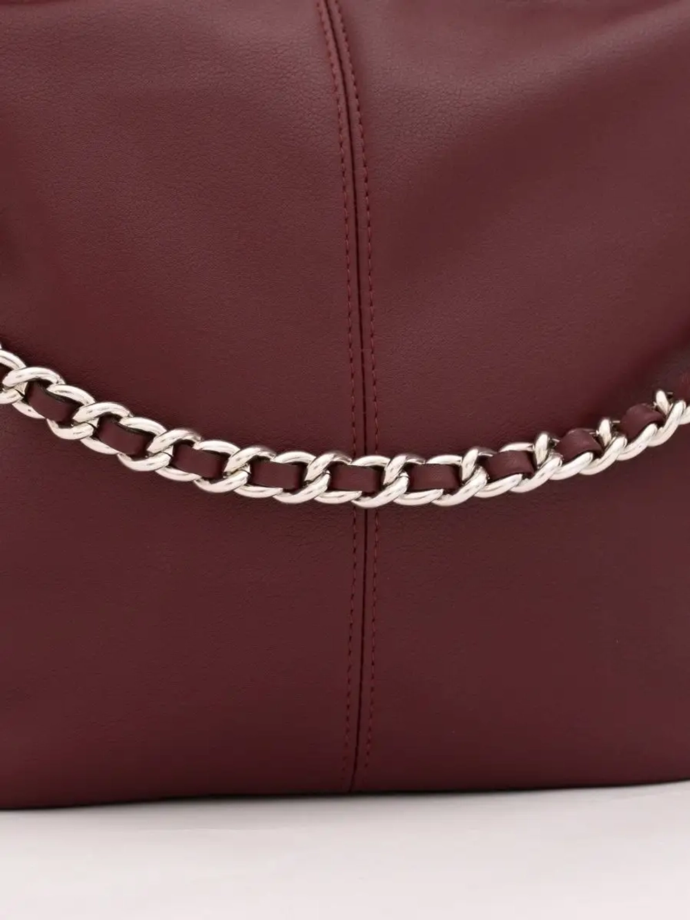 Сумка через плечо на ремне из экокожи большая