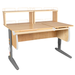 Растущая парта Дэми СУТ 25 с задними полками СУТ.15.240 (1200×880 мм)