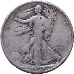 50 центов 1938 двор D Шагающая свобода