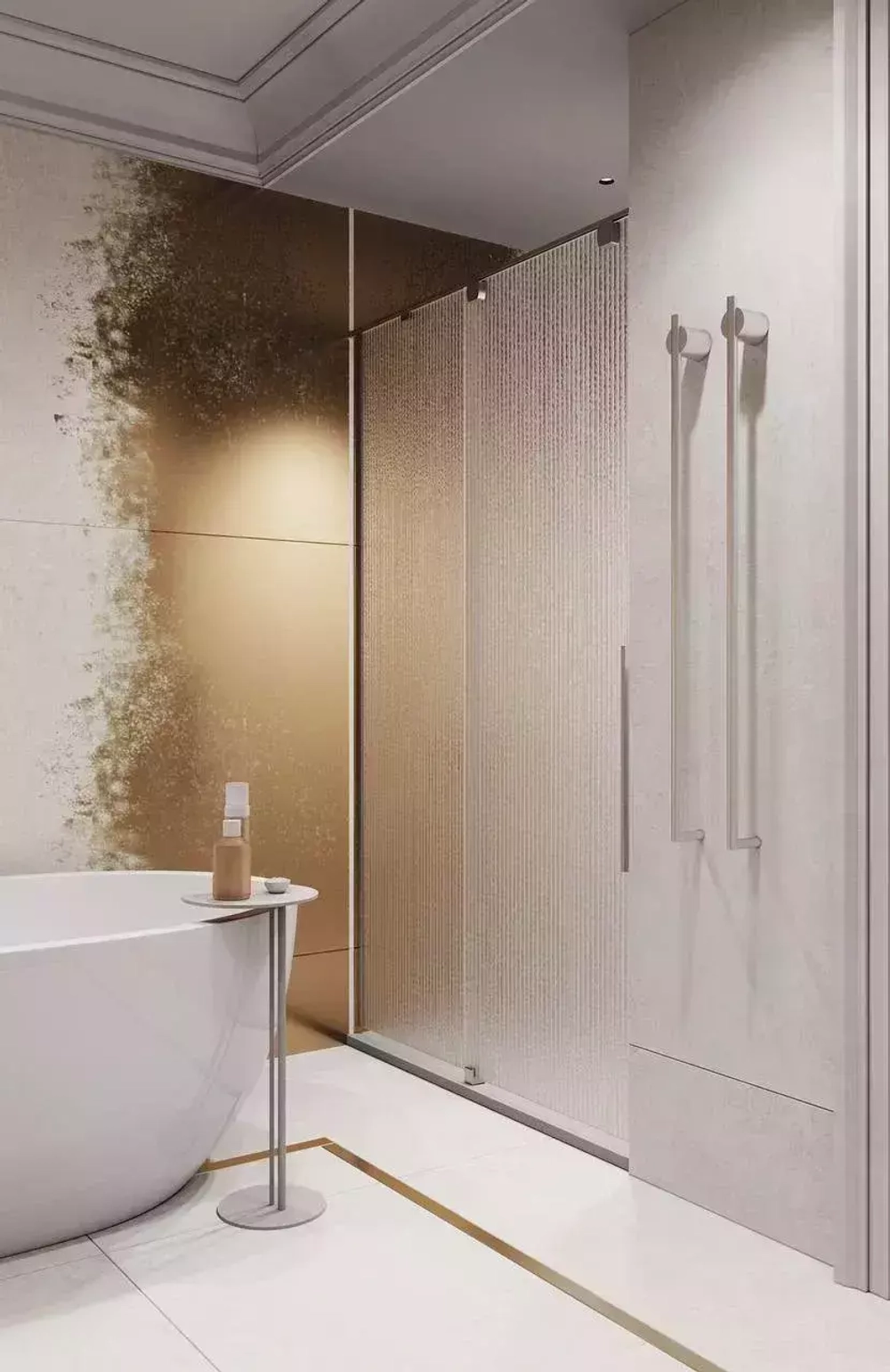 Ремонт ванной в трёхкомнатной квартире 115 кв. м в современном стиле – фото 4