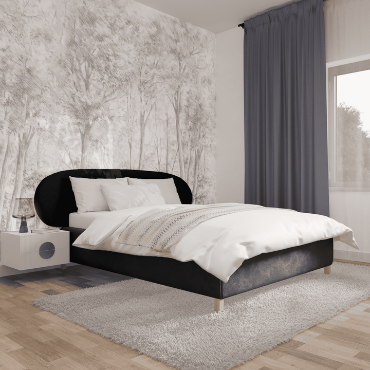 Двуспальная кровать с подъемным механизмом Эллипс, 180х200