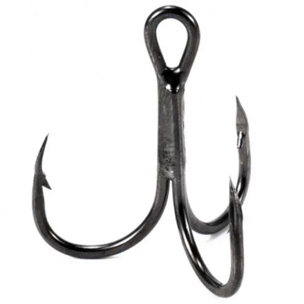 Крючок KOI "O'SHAUGHNESSY TREBLE", размер 1/0 (INT), цвет BN, тройник (5 шт.)