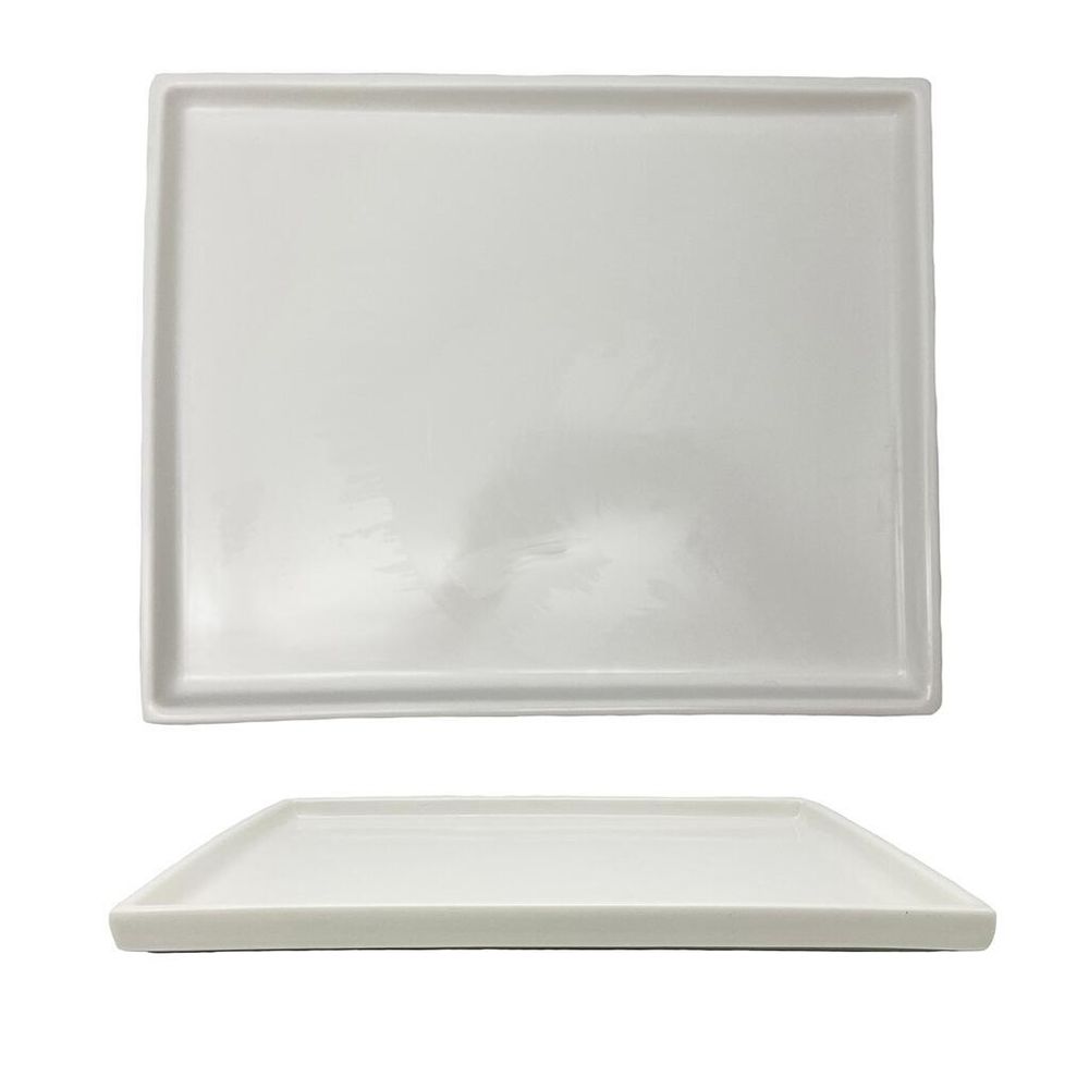 Блюдо прямоугольное 34*27 см h2 см 300 мл   P.L. [1]