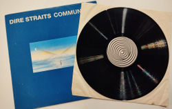 Винтажная виниловая пластинка LP Dire Straits Communique (India 1979) (Big Swirl)