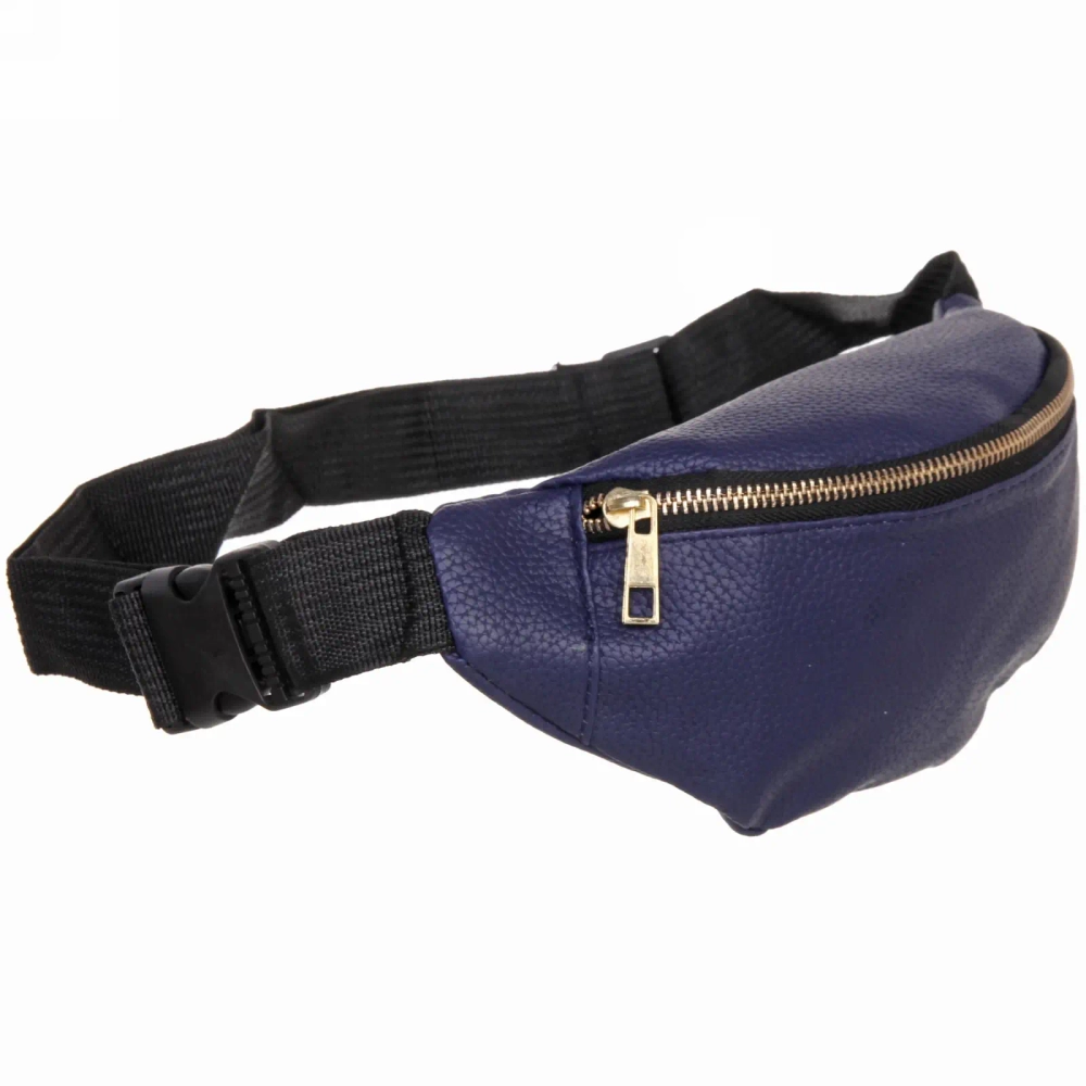 Сумка на пояс из искусственной кожи «Elements - Hit», цвет синий, 29*13см