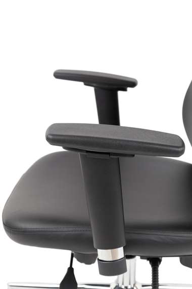 Офисное кресло Chairman 500LUX Россия экокожа черный