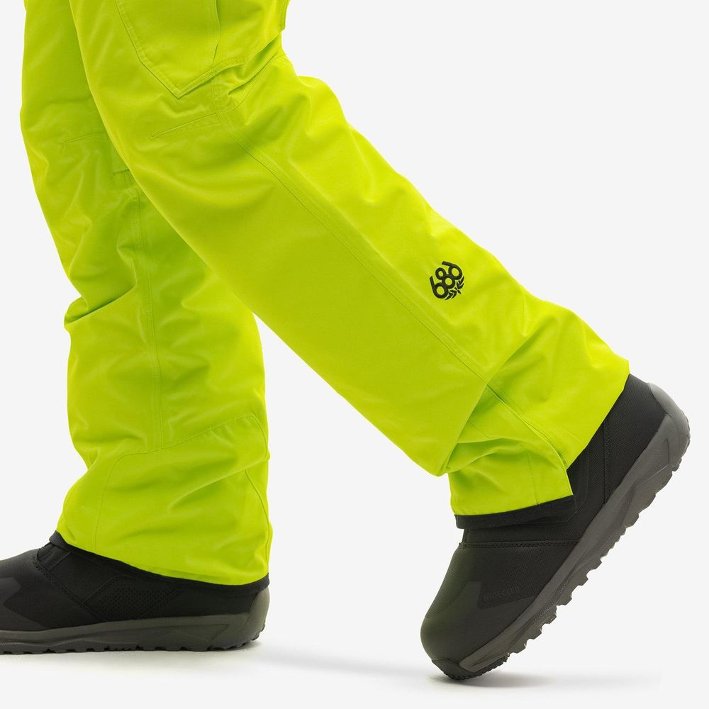 Штаны 686 MNS INFINITY INSL CARGO PANT (LIME)