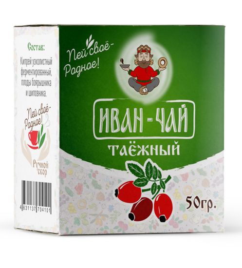 Иван-чай, пачка, 60г, Таежный