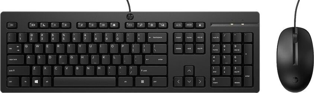Клавиатура HP 225 Wired Mouse and Keyboard Combo 286J4AA черный